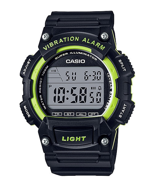 Casio Vibration Alarm 100M Digital Watch W-736H-3AV