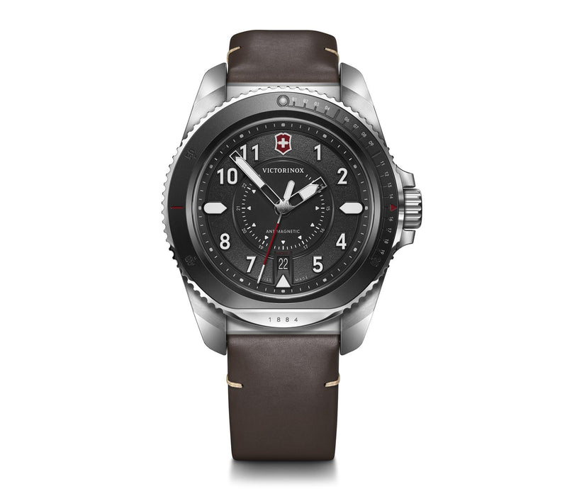 Victorinox Journey 1884 Brown Leather Strap Watch 241976.1