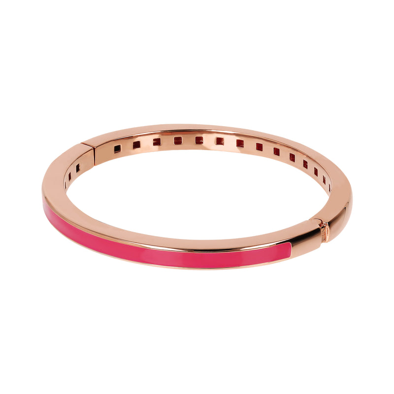 Bronzallure Miss Fuchsia Enamel Bangle