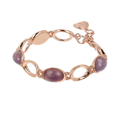 Bronzallure Felicia Amethyst Bracelet