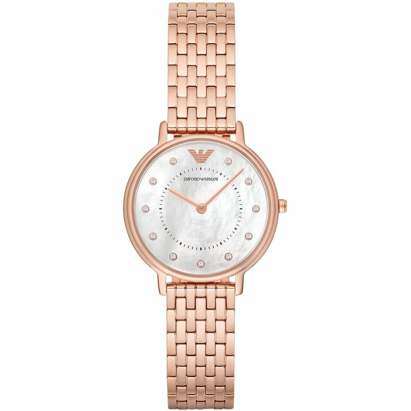 Emporio Armani Ar11006 Womens Rose Gold Kappa Watch