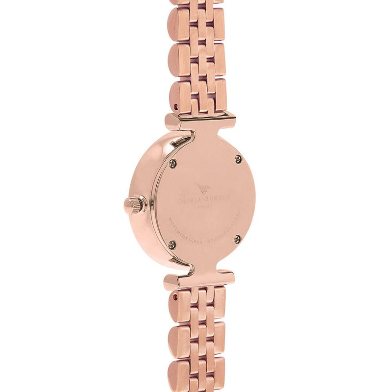 Olivia Burton Queen Bee Rose Gold Bracelet Watch - Rose Gold