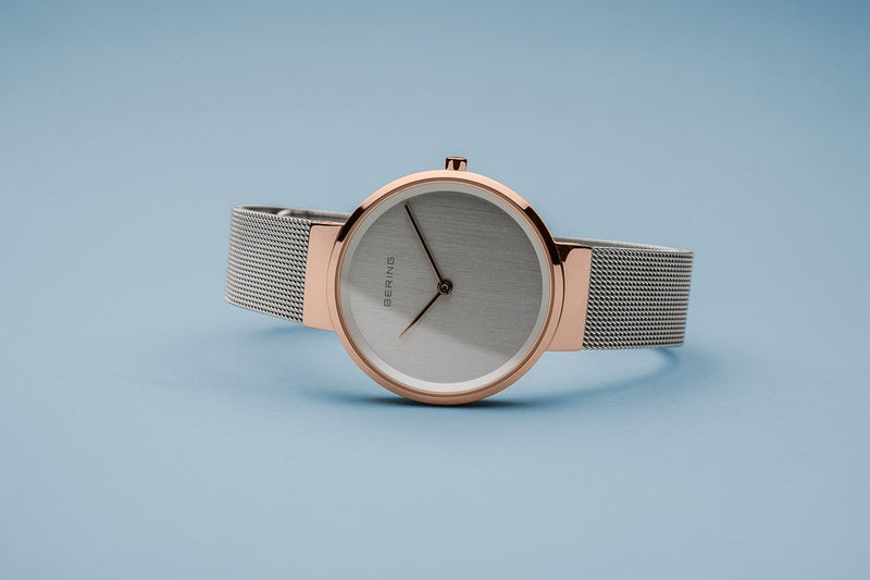 Bering Classic Brushed Rose Gold 31mm Watch