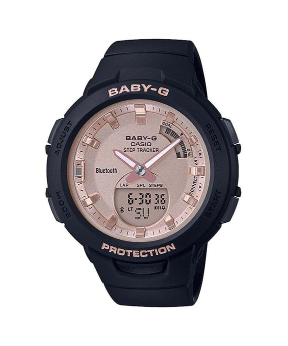 Baby-G Pink Dial Bluetooth Watch BSAB100MF-1A