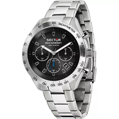 Sector 695 Eco Solar Black Chronograph Watch R3273613005