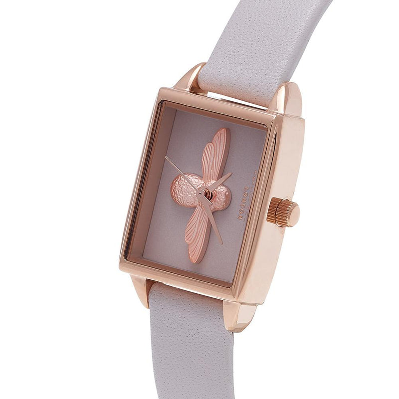 Olivia Burton 3D Bee Rose Gold Watch - Rose Gold