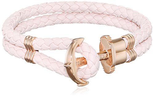 Paul Hewitt Phrep Leather Rose Gold / Pink Rose Bracelet - L