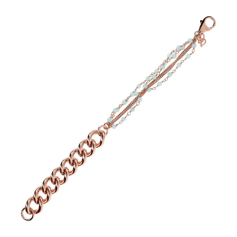 Bronzallure Rosary Bracelet Golden Ros&egrave;