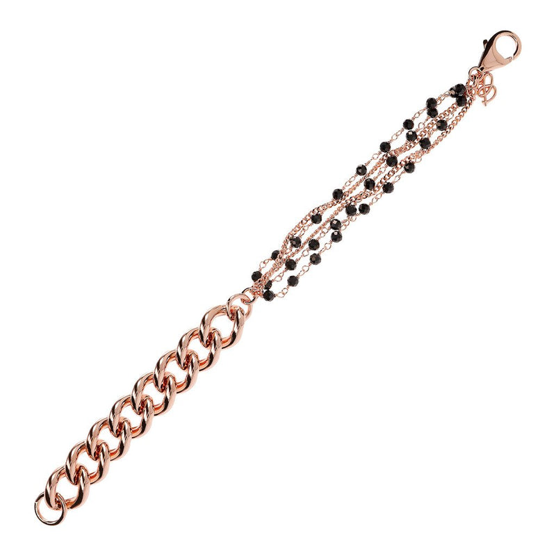 Bronzallure Rosary Bracelet Golden Ros&egrave;