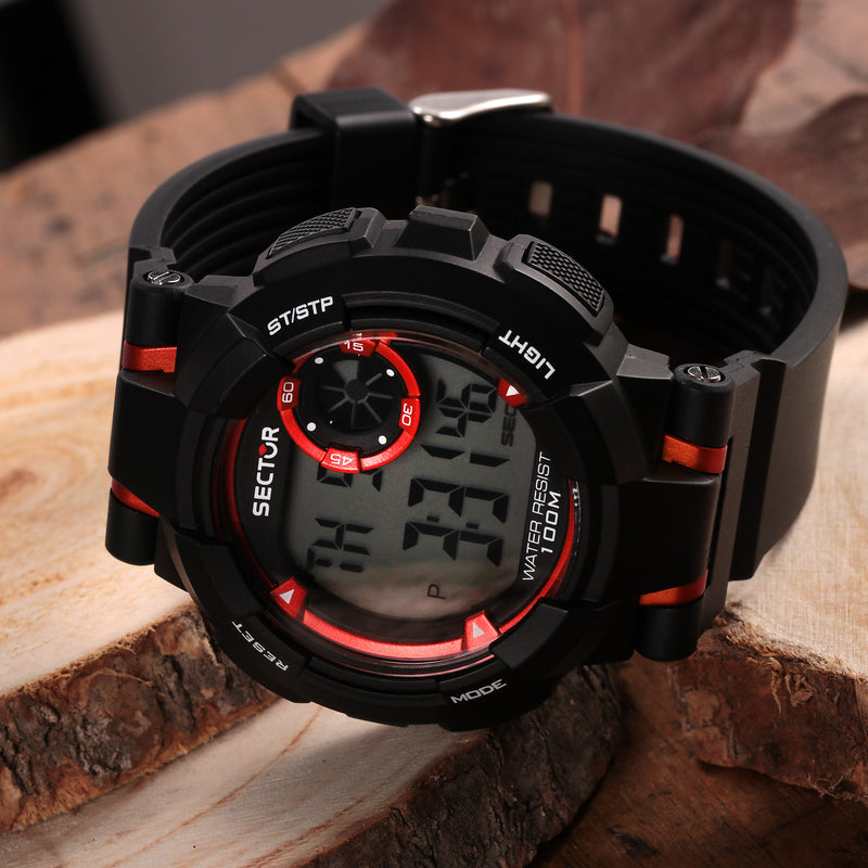 Sector Ex-36 Black Digital Watch R3251283001