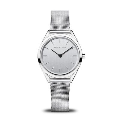 Bering Ultra Slim Polished Silver Watch