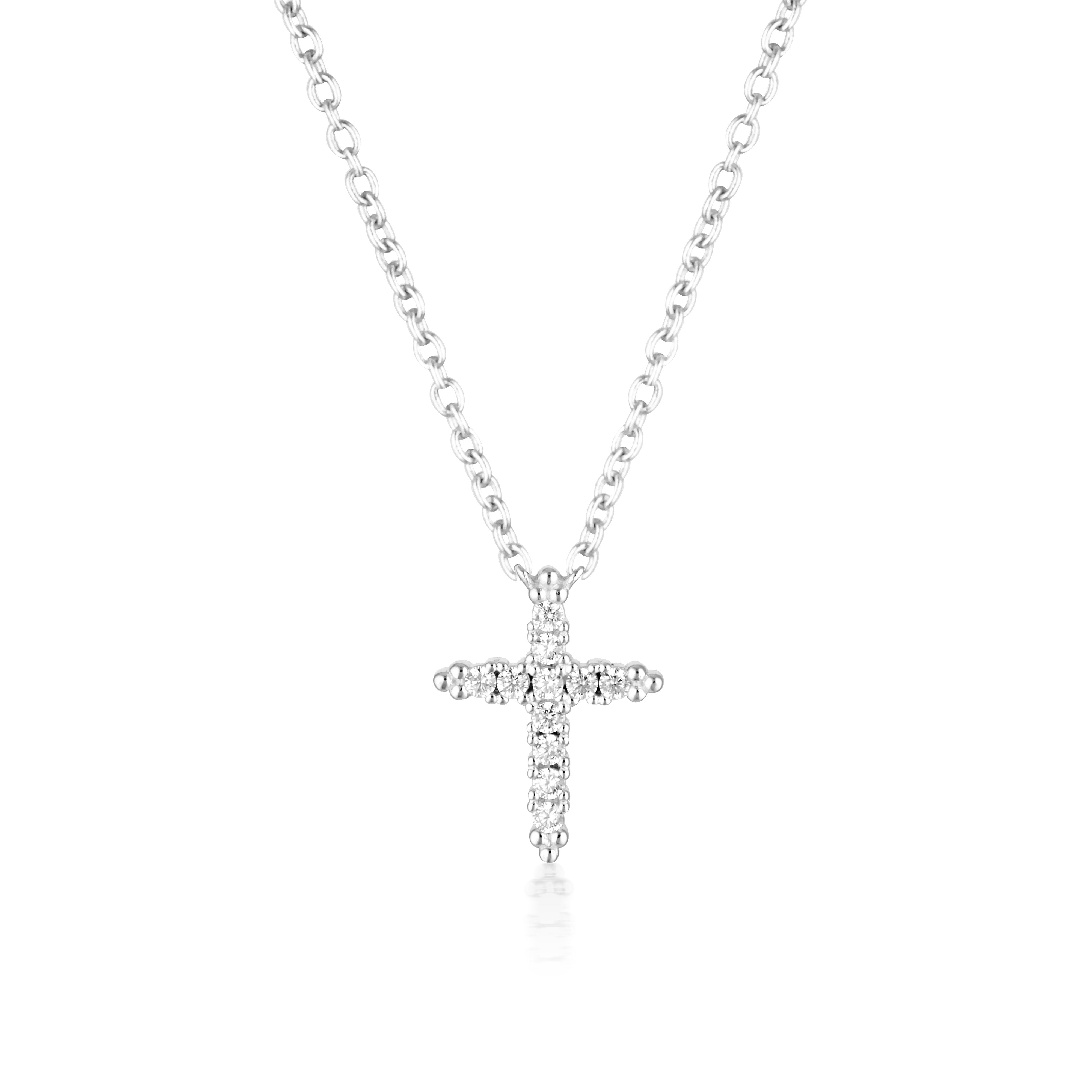 GEORGINI ROCK STAR CROSS SILVER PENDANT
