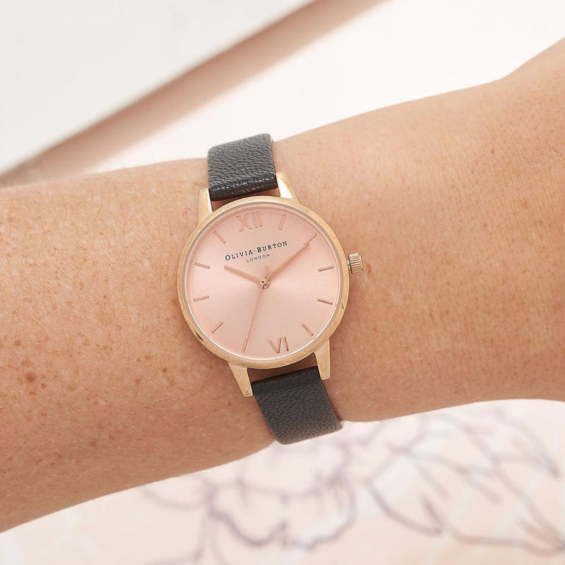 Olivia Burton Midi Dial Rose Gold Watch - Rose Gold