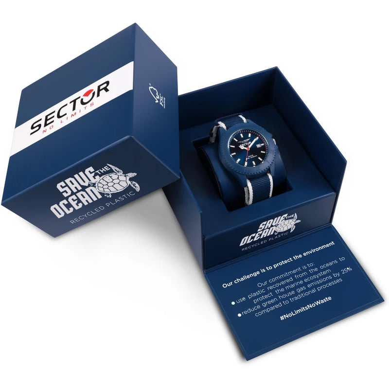 Sector Save The Ocean Blue Nato Watch R3251539001