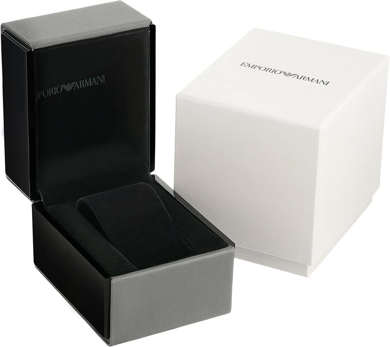 Emporio Armani AR11267 Elegant Women's Quartz Watch with White Dial
