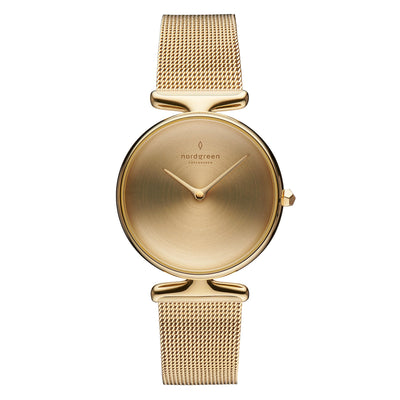 Nordgreen Unika Gold Mesh 28mm Watch