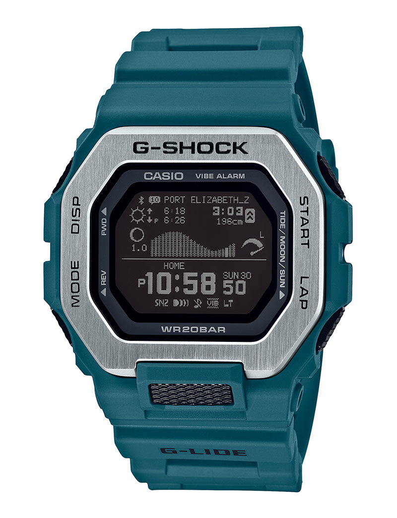 G-Shock G-Lide Professional Forest Green Surf Watch GBX100-2D