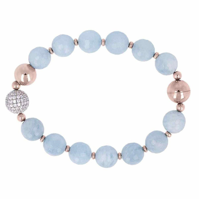 Bronzallure Gemstone Bead Bracelet