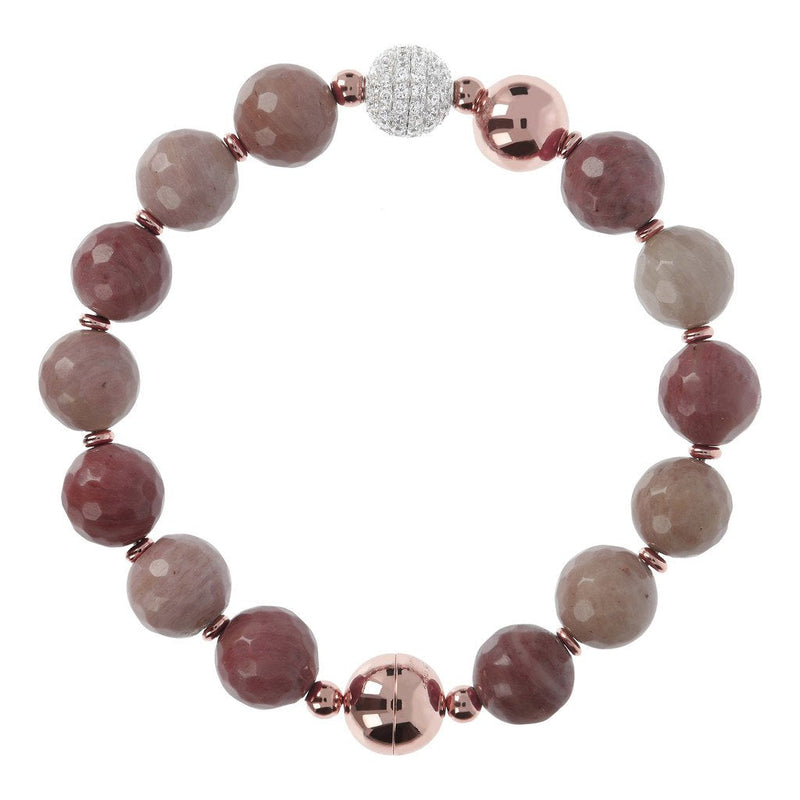 Bronzallure Gemstone Bead Bracelet