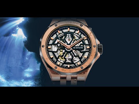 Edox Delfin The Original Automatic Black Dial Men's Watch 85303357GNNGN
