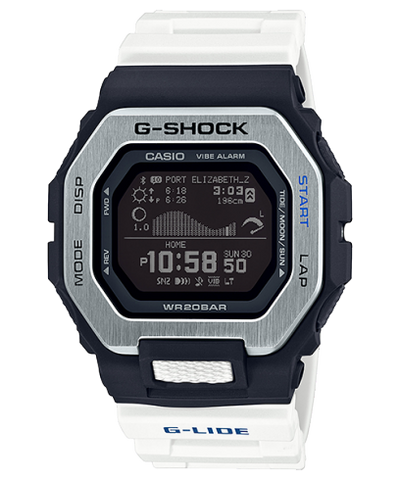 G-Shock G-Lide Series Extreme White Band Sports Watch GBX100-7D