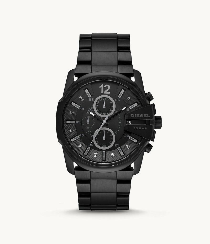 Diesel Master Chief Black Dial Mens Watch - DZ4180