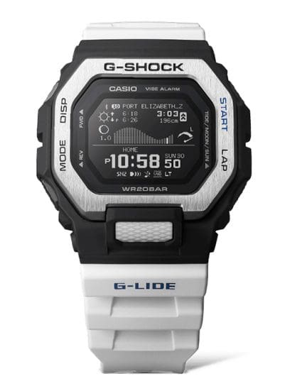 G-Shock G-Lide Series Extreme White Band Sports Watch GBX100-7D