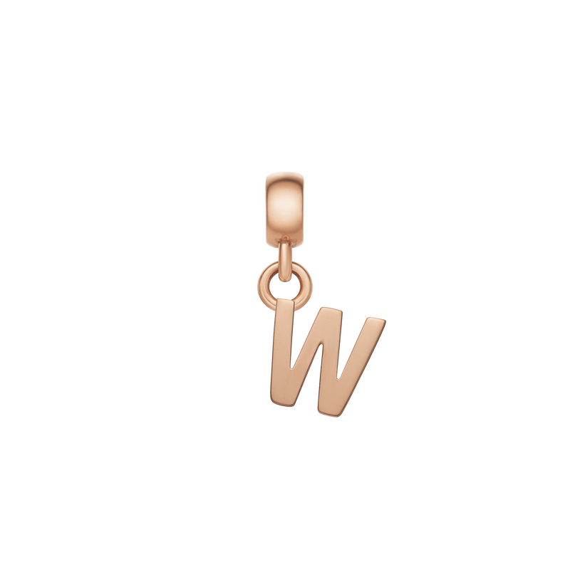 Daniel Wellington Letter Charm Rose Gold