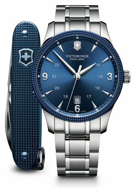 Victorinox Swiss Army Alliance Blue Dial Mens Watch