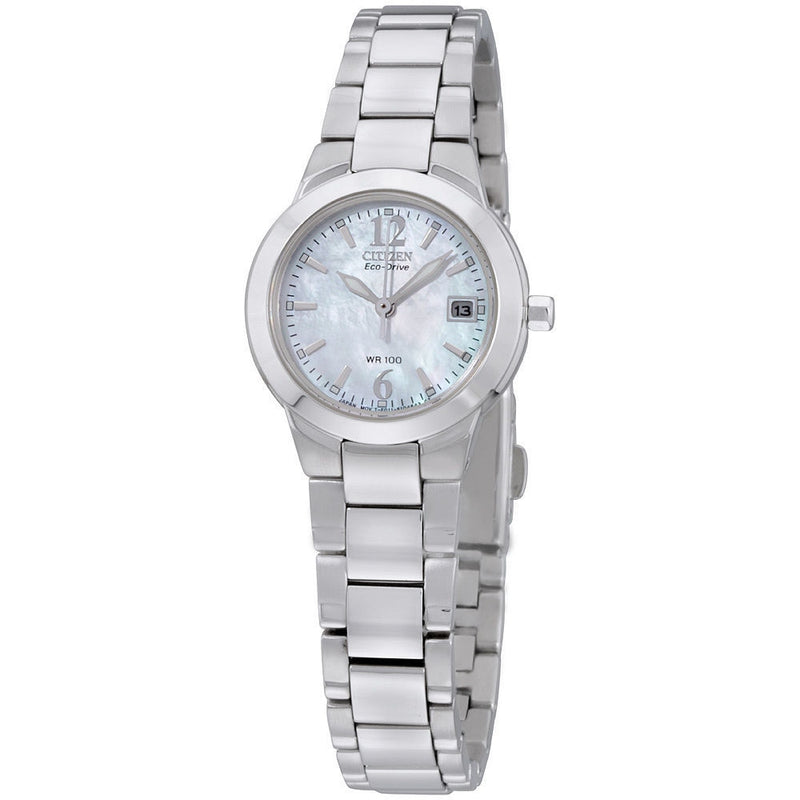 Citizen Silhouette Eco-Drive Mother Of Pearl Dial Ew1670-59D Womens Watch