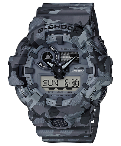 G-Shock Duo Camo Series Grey Watch GA700CM-8A