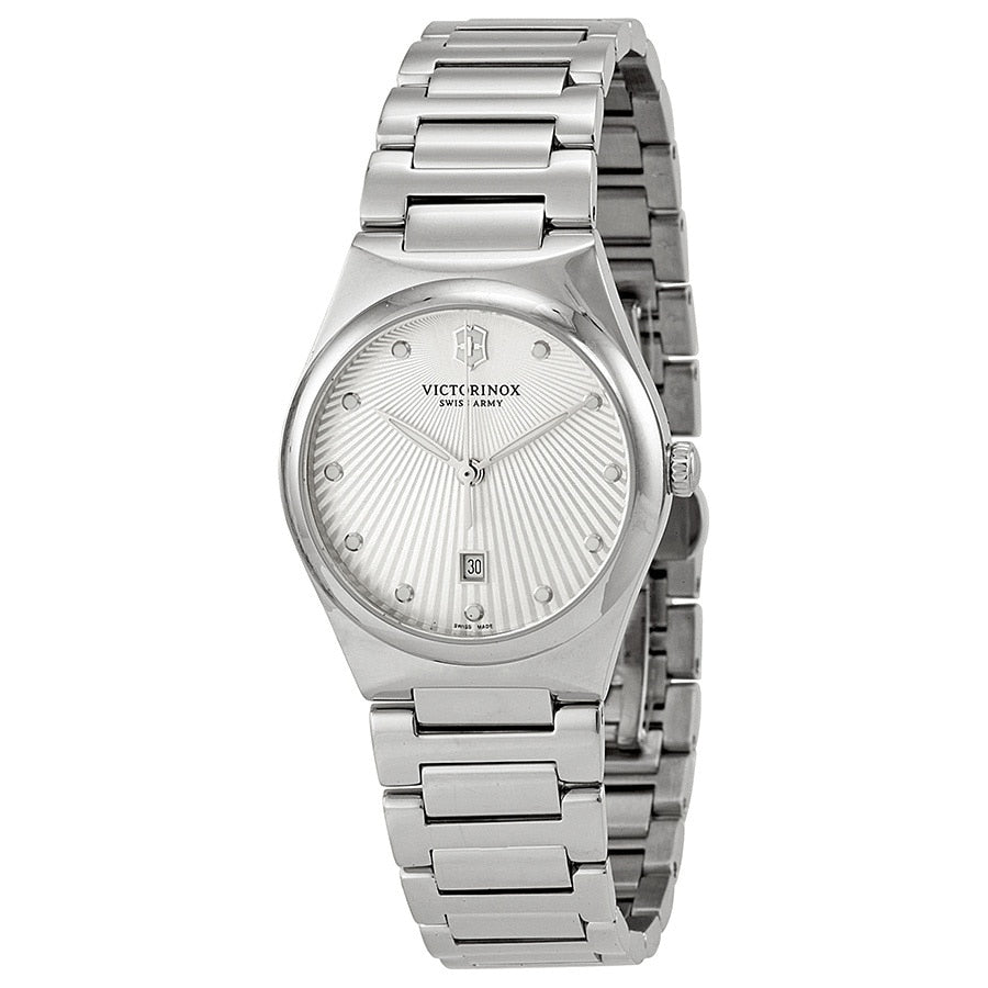 Victorinox Swiss Army Victoria Silver Dial Stainless Steel Ladies Watch