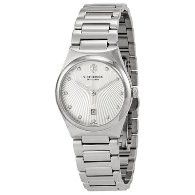 Victorinox Swiss Army Victoria Silver Dial Stainless Steel Ladies Watch